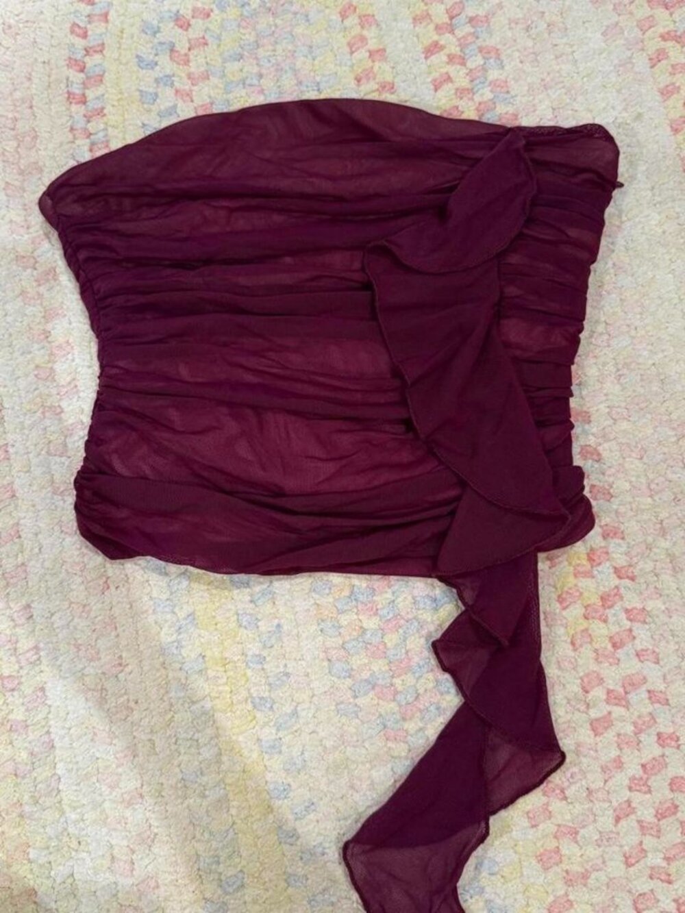 Lulu's purple crop top